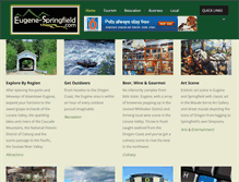 Tablet Screenshot of eugene-springfield.com